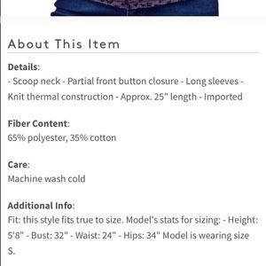 Free People Tops - Free People Scoop Neck Purple Thermal Henley Free People Tops - Free People Scoop Neck Purple Thermal Henley